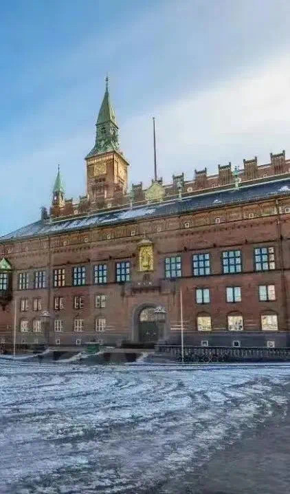 Copenhagen City Hall, one of the exhibition venues for the Andersen International Art Exhibition