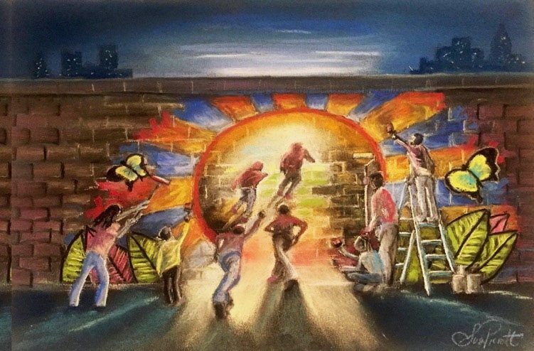 Artwork representing future creative and career opportunities in art
