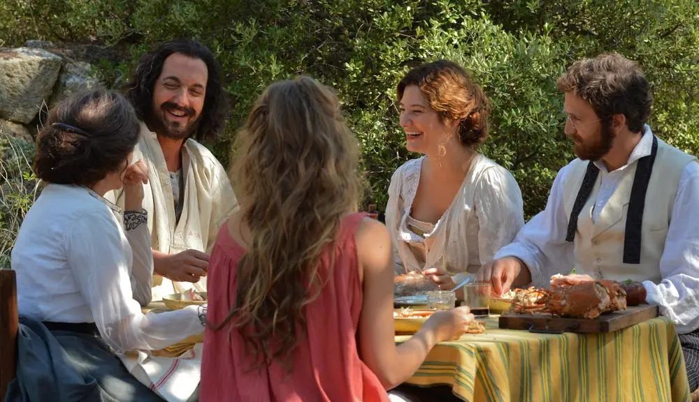 Film still from Cézanne and I depicting the friendship between Zola and Cézanne