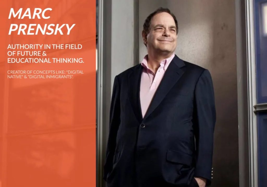 Portrait of educational theorist Marc Prensky, who coined the term "digital natives"