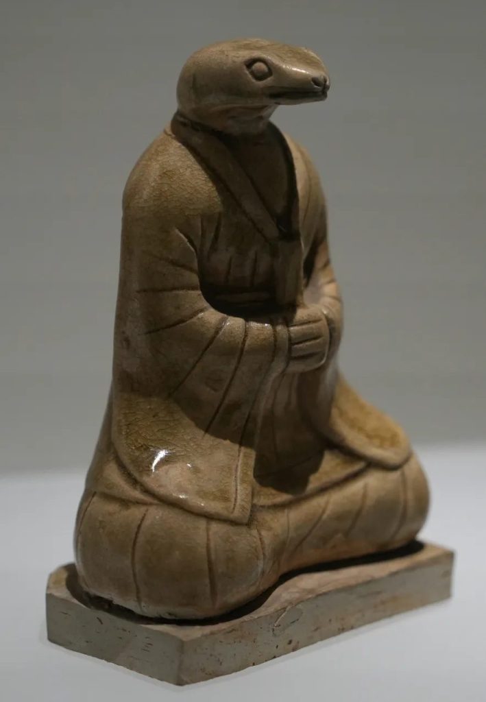 Another terracotta zodiac tomb figurine from the same museum display of the twelve zodiac generals