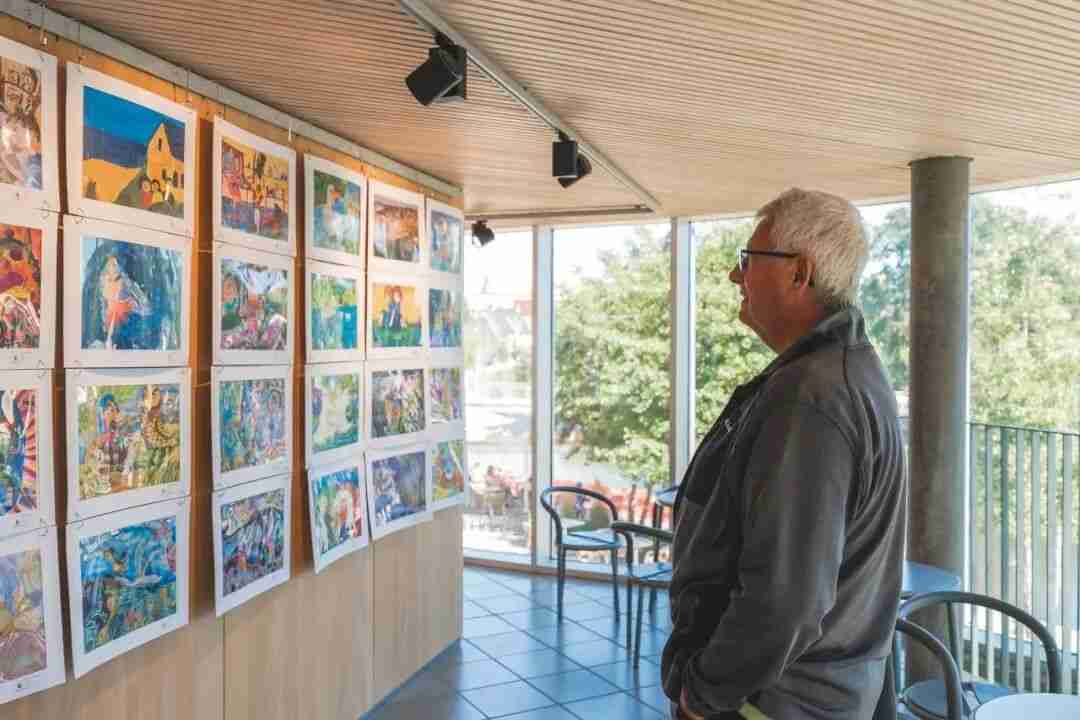 Scene from the 2025 Andersen International Art Exhibition in Odense, Denmark