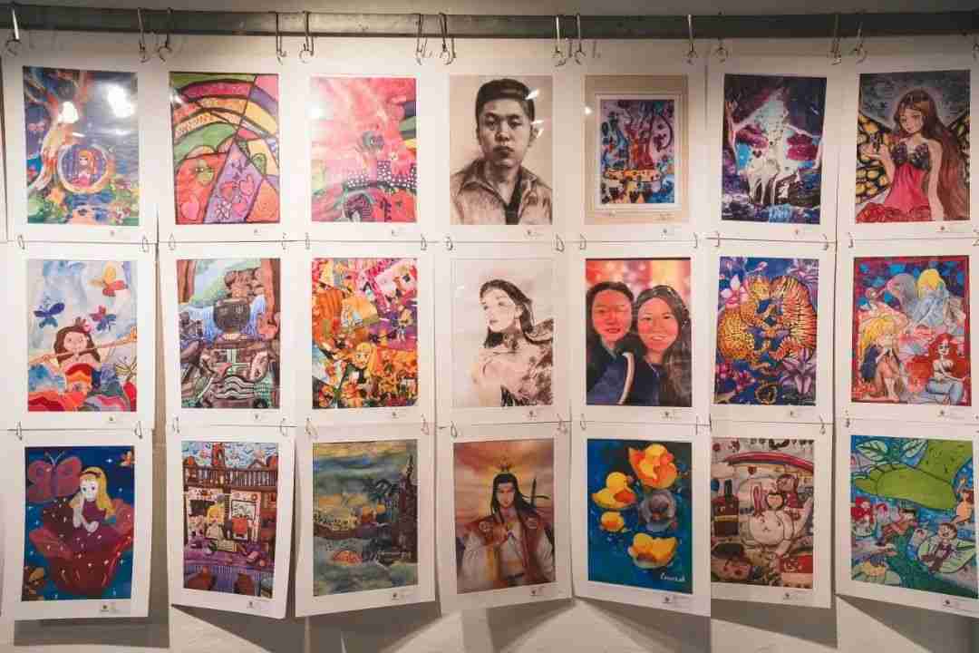 Chinese-style artwork inspired by Andersen's fairy tales on display at the exhibition