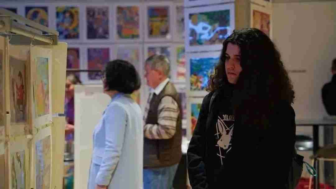 Photo from the 2023 Andersen International Art Exhibition at the Danish Royal Library