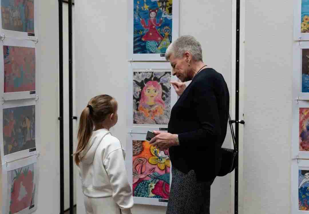 Photo from the 2025 Andersen International Art Exhibition at Copenhagen City Hall
