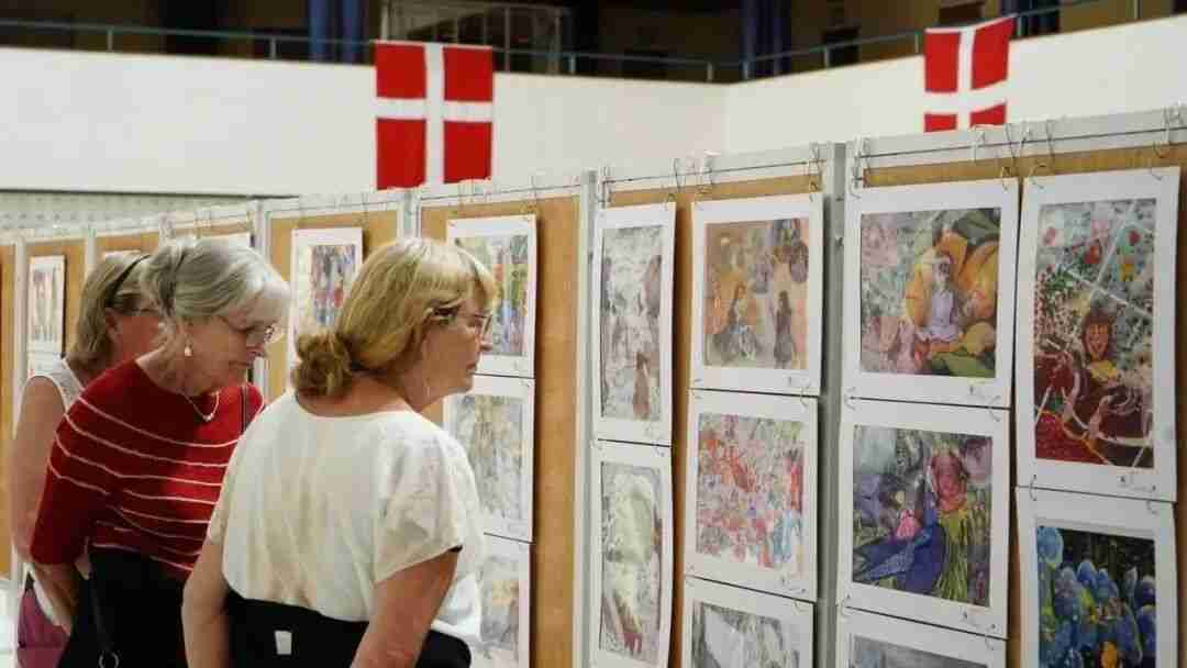 Photo from the 2024 Andersen International Art Exhibition at Odense City Hall