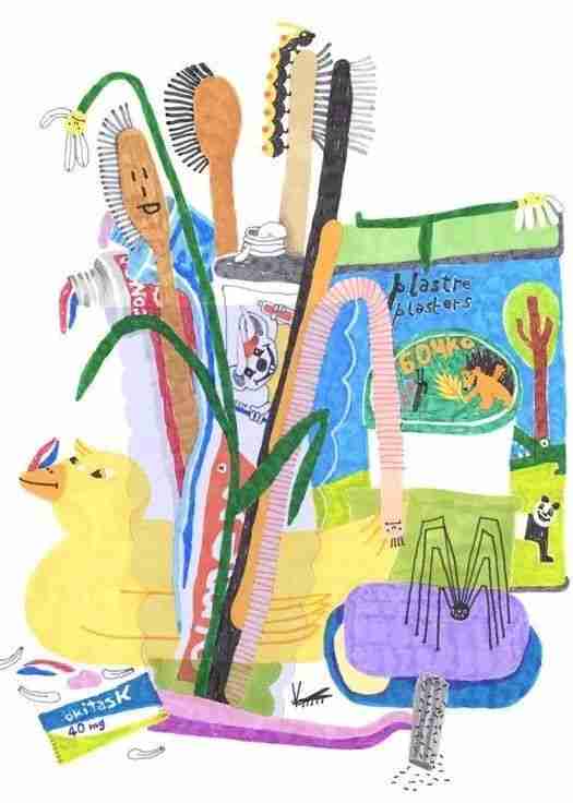 Illustration by Noemi Vola with the soft, textured brushwork characteristic of her picture books