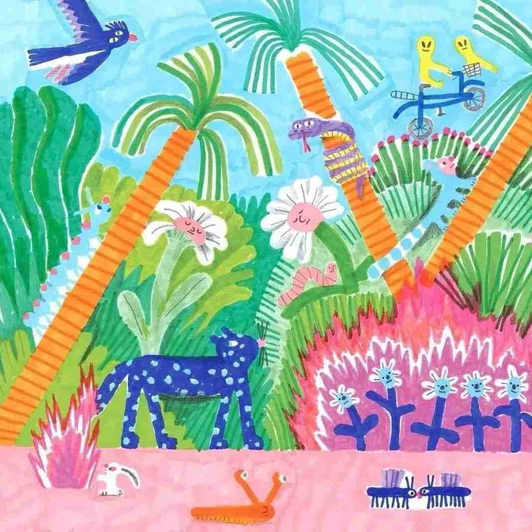 Illustration by Noemi Vola representative of her work for international publishers and brands