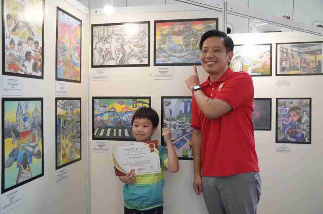 A moment from the Our Future Canvas event at United Square during the SG60 celebrations