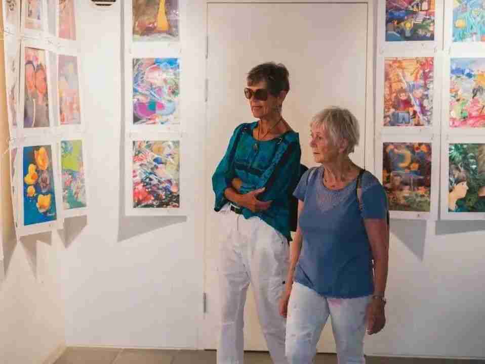 Photo from the Andersen International Art Exhibition, Odense stop