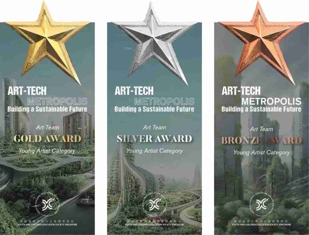 Photo of the trophies, medals, and certificates awarded to competition winners