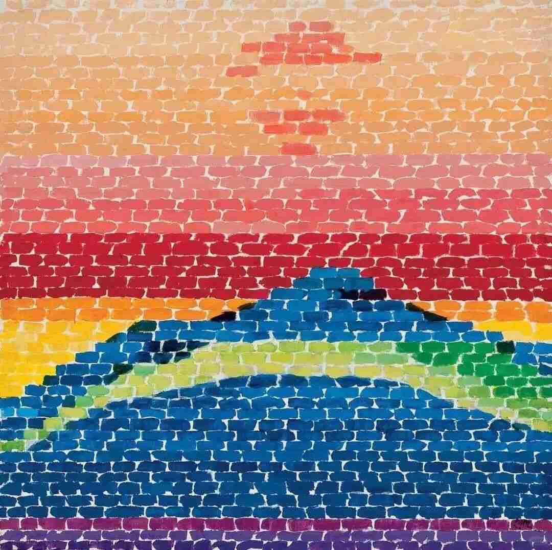 Alma Thomas artwork representing the vibrant style that brought her renewed recognition in later years