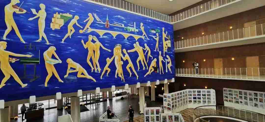 Photo from the 2023 Andersen International Art Exhibition at Aarhus City Hall