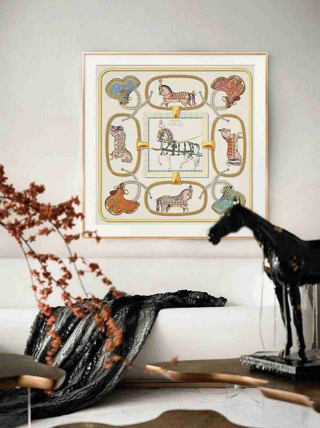 Silk scarf worn as a versatile modern accessory