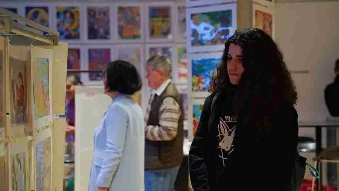 Photo from the 'MEET' Andersen International Art Exhibition at the Danish Royal Library, Copenhagen