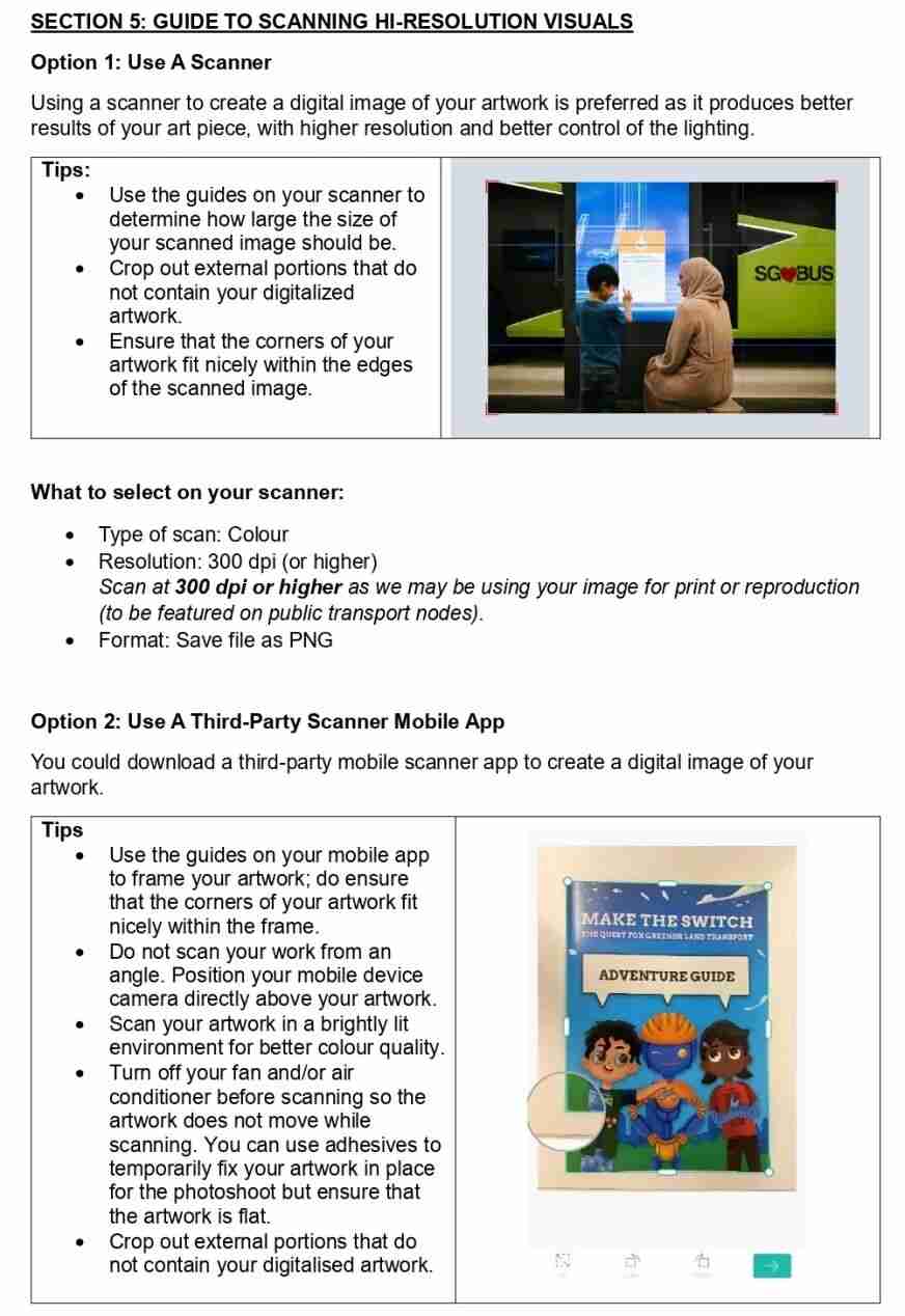 Scanned page with further details on the competition schedule and guidance for participants