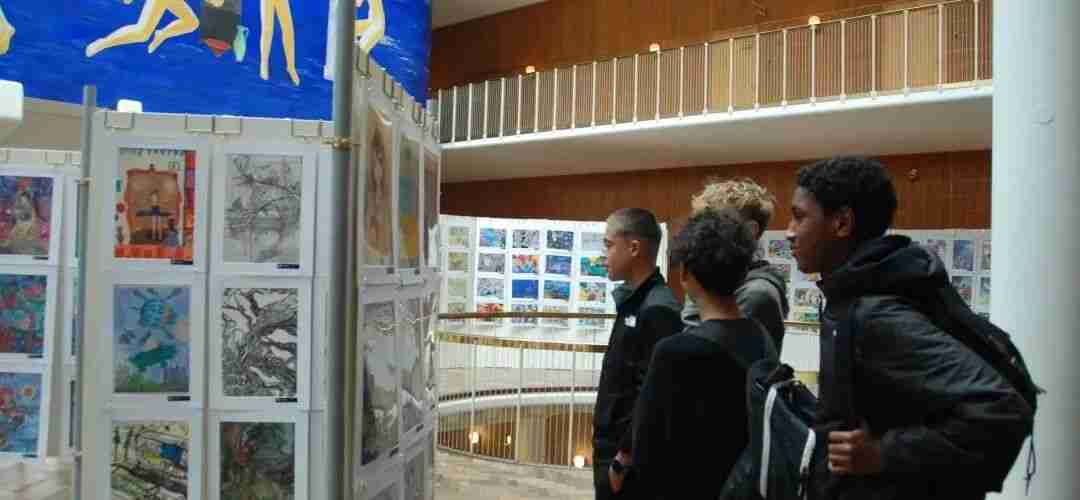 Photo from the 2023 Andersen International Art Exhibition at Aarhus City Hall