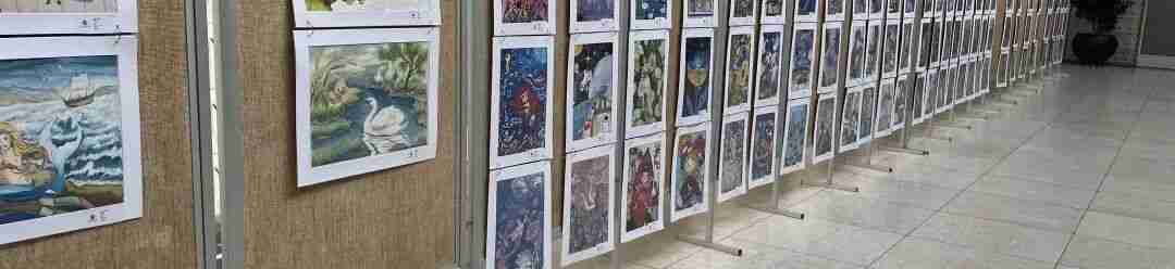 Photo from the 2024 Andersen International Art Exhibition at Odense City Hall