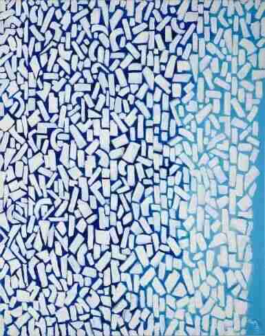 Alma Thomas artwork reflecting the sense of peace and harmony she found in nature as a child