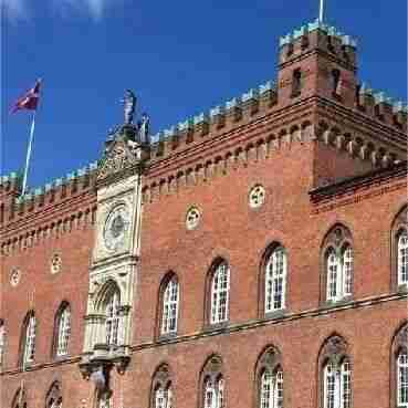 Exhibition hall at Odense City Hall