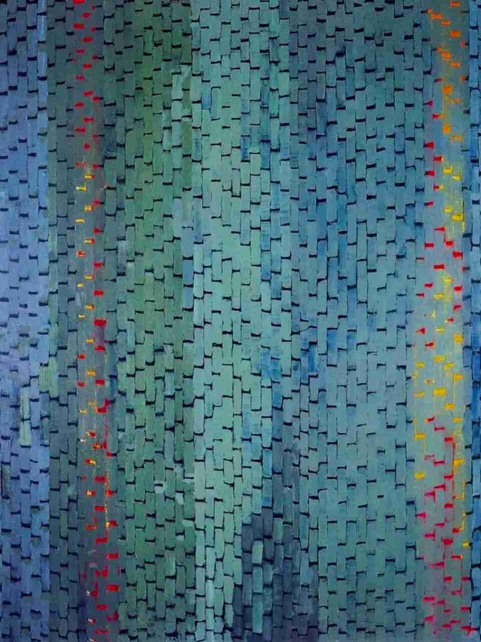 Alma Thomas painting embodying the idea that creativity knows no age limit