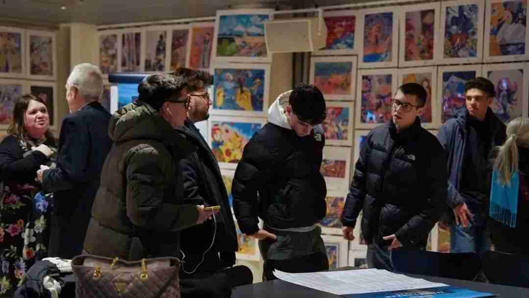 Photo from the 'MEET' Andersen International Art Exhibition at the Danish Royal Library, Copenhagen