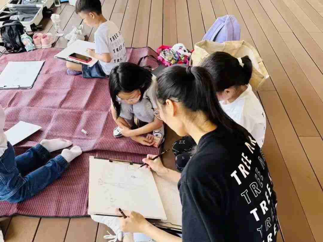 A child's artwork capturing a unique way of seeing the city