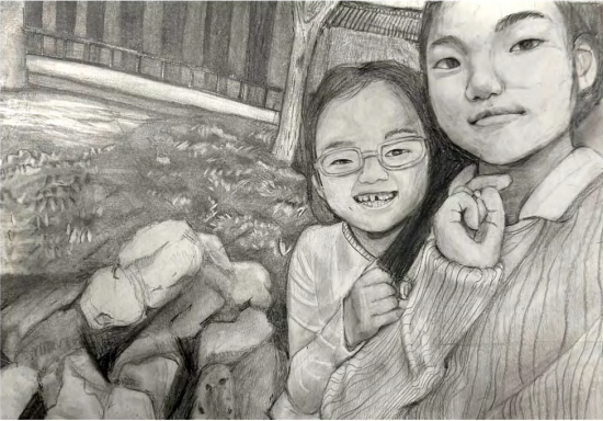 Gold Award-winning painting by Age 11-12 Group winner Dong Xin Yi (SGP00132)