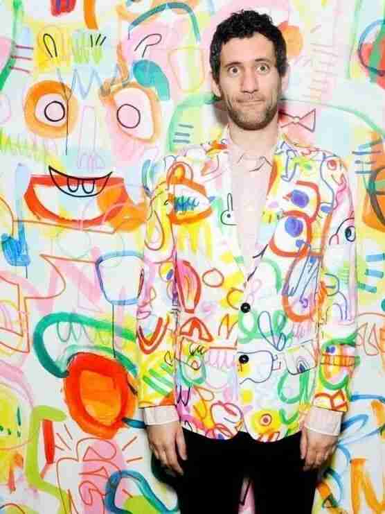 Illustration from one of Jon Burgerman's interactive picture books
