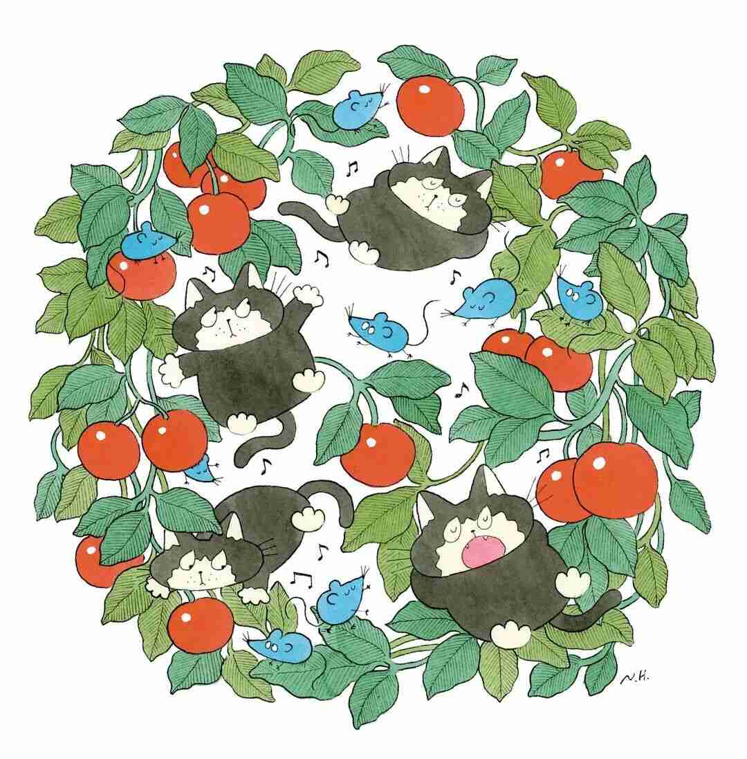 Illustration by Naoto Hidaka evoking the quiet light of childhood innocence