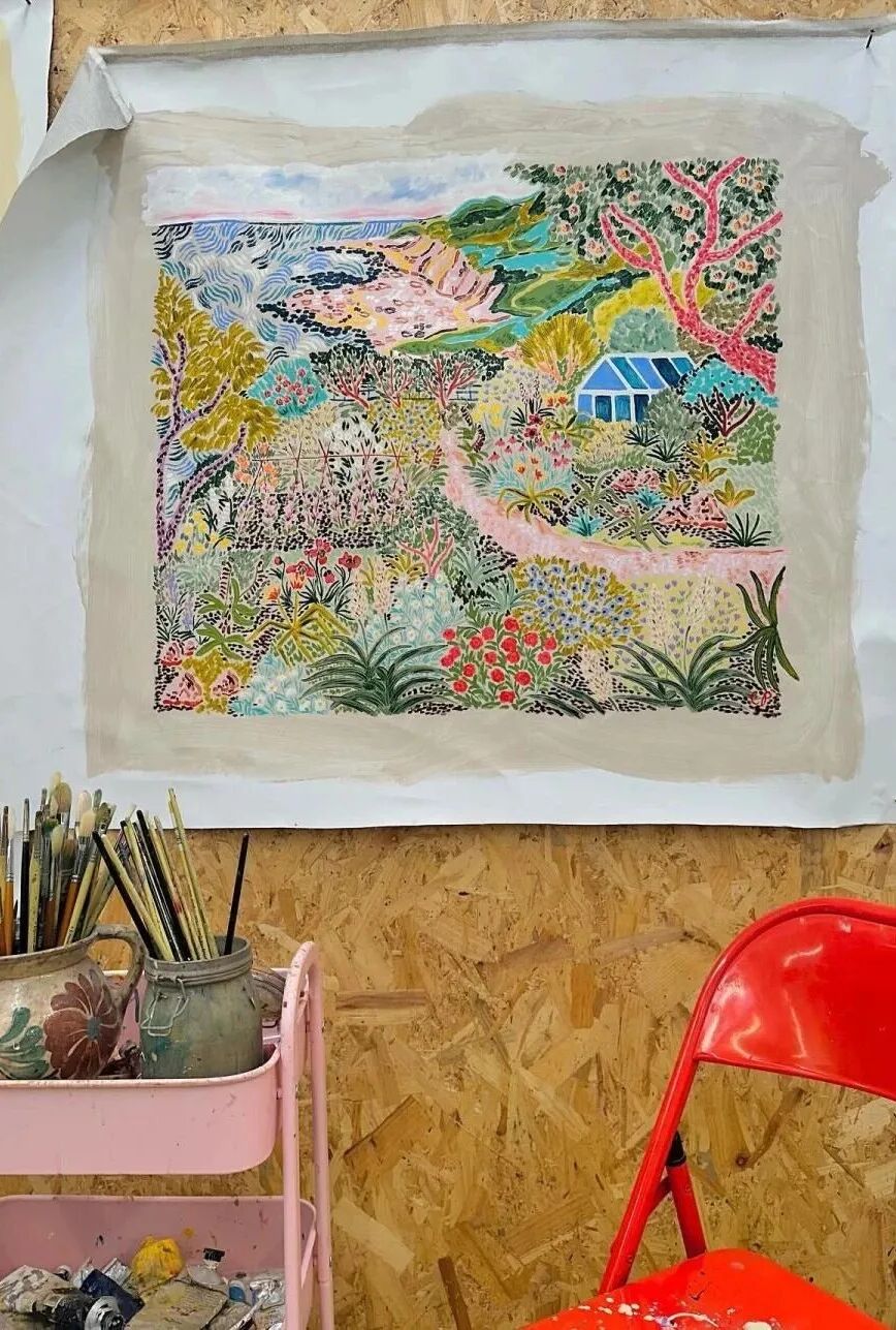 Another Extinction Club illustration by Camilla Perkins depicting an endangered or extinct animal in vivid color