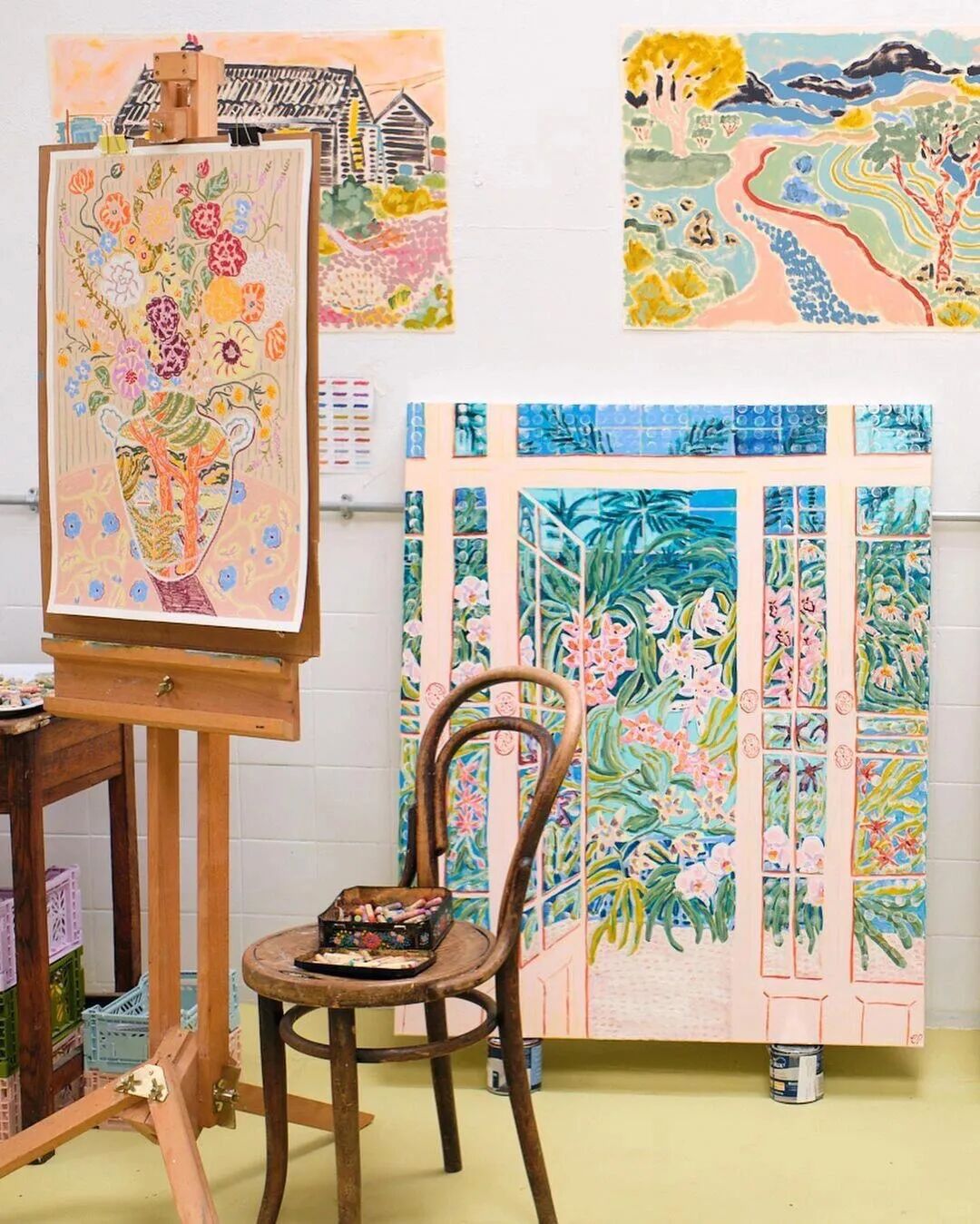 An example of Camilla Perkins' illustration work used in a magazine, book or packaging design