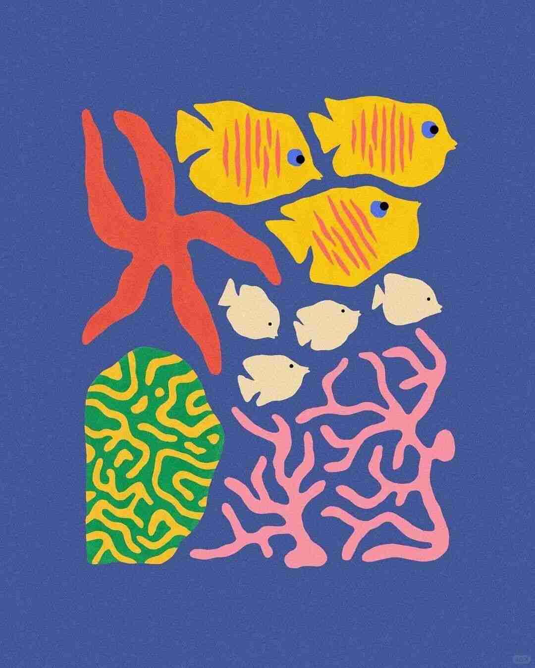 Liv Lee illustration of plants rendered without strict symmetry or perspective