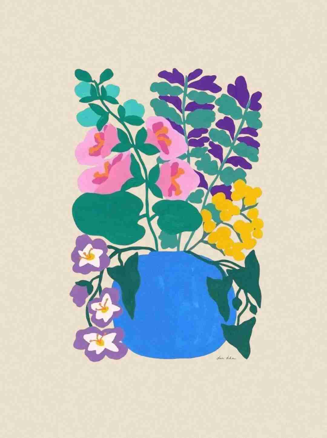 Illustration by Liv Lee in her signature bright, loose gouache style