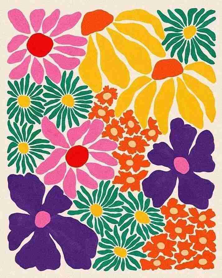 Illustration from Liv Lee's collection, in her signature playful nature-inspired style