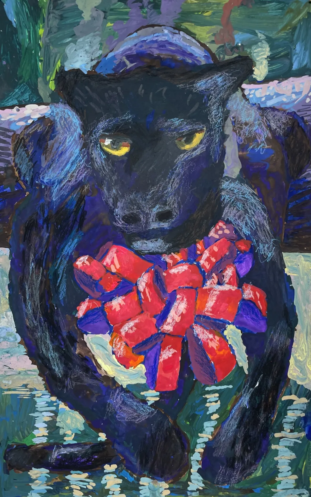 Black Panther Spirit by Brayden Wu, nominated artwork submitted by AKAO Canada