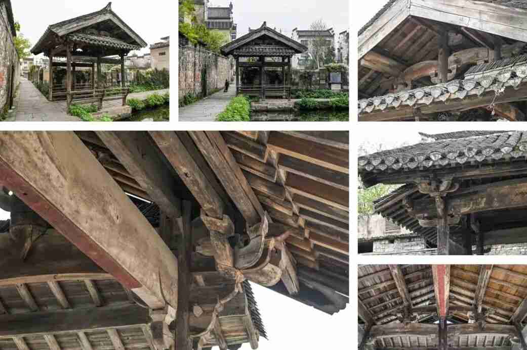 Lurao Pavilion with its stone carvings and pond-side seating